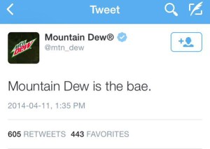 Mountain Dew THE bae