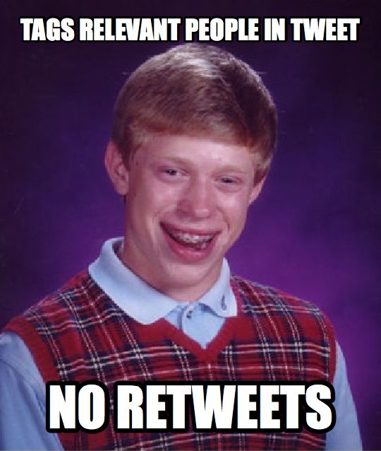 Bad Luck Brian Social Media Manager Problems